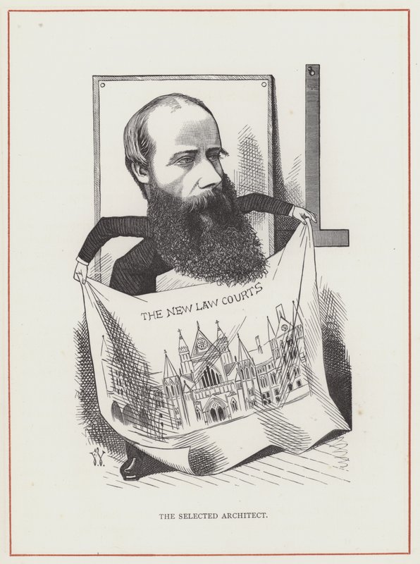 George Edmund Street, Arquitecto, Los Nuevos Tribunales de Justicia de Frederick Waddy