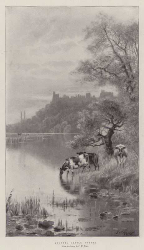 Castillo de Arundel, Sussex de Frederick William Hayes