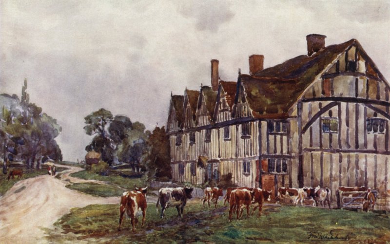 Casa de Cinco Gabletes, Long Itchington de Frederick William Newton Whitehead