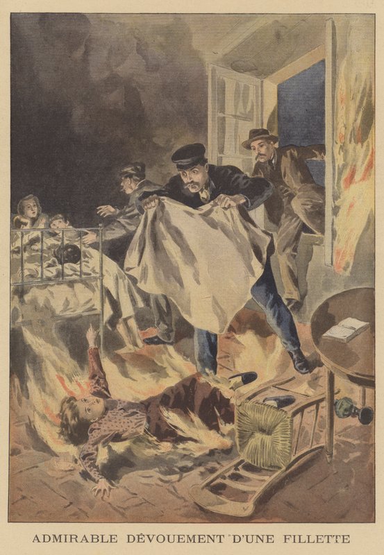 Admirable valentía de una joven de French School