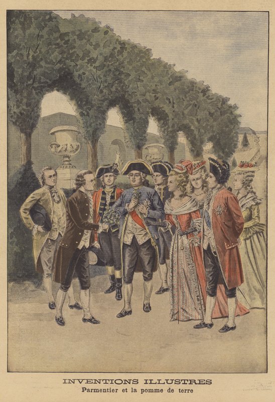 Antoine-Auguste Parmentier, promotor francés de la papa como fuente de alimento de French School