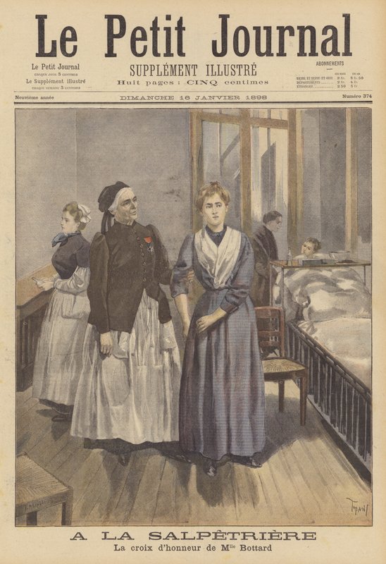 En el Hospital Salpetriere, París de French School