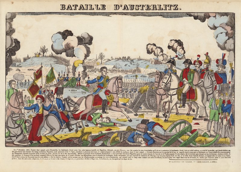 Batalla de Austerlitz de French School