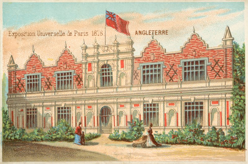 Pabellón británico, Exposición Universal, 1878 de French School