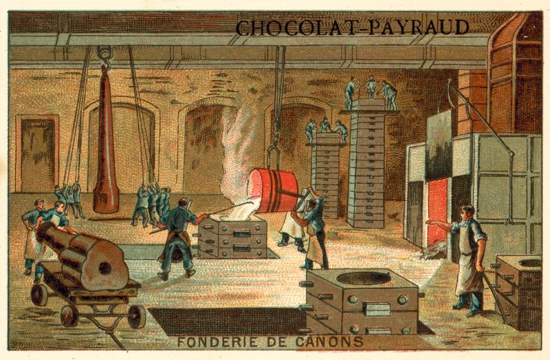 Fundición de cañones de French School
