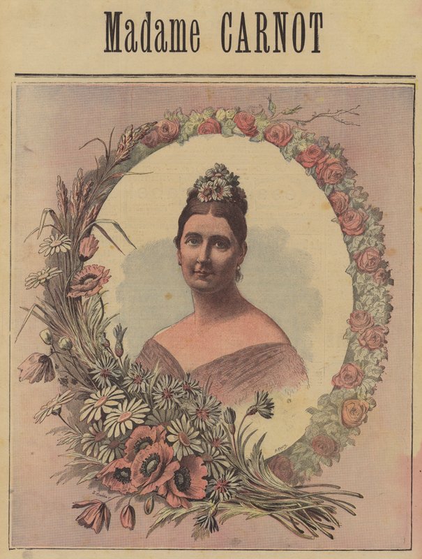 Cecile Carnot, esposa de Sadi Carnot, Presidente de Francia de French School