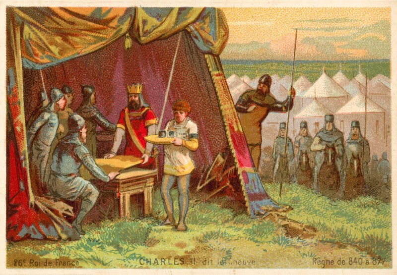 Carlos el Calvo, Rey de los Francos de French School