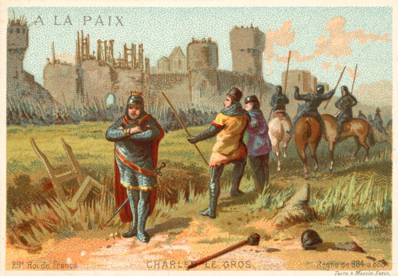 Carlos el Gordo, Rey de Francia de French School