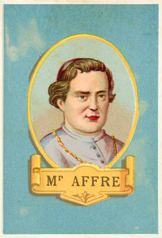 Denis Auguste Affre, arzobispo francés asesinado durante la Revolución de 1848 de French School