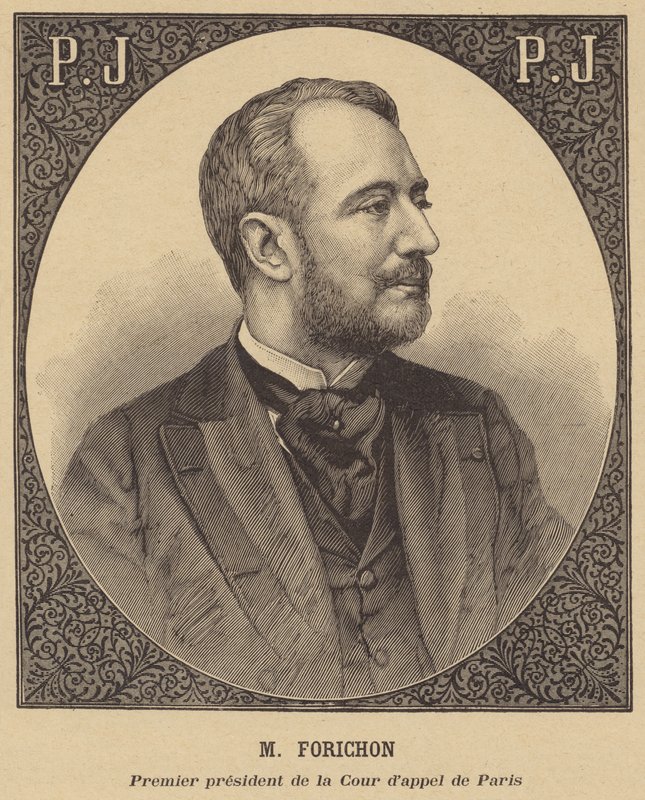 Emile Forichon, Presidente del Tribunal de Apelación de París de French School