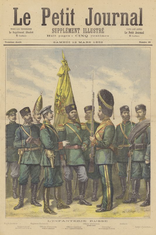 Infantería del ejército ruso de French School