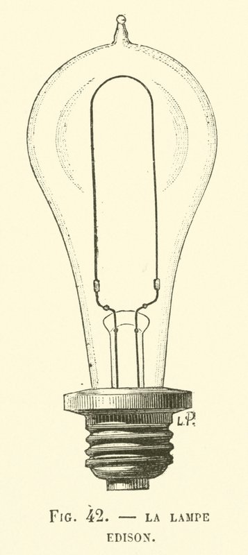 La lámpara de Edison de French School