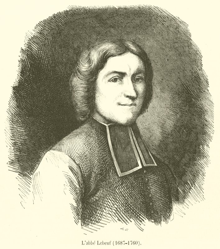 Labbe Lebeuf, 1687-1760 de French School