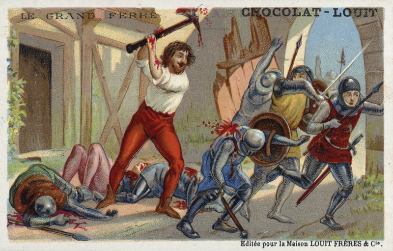 Le Grand Ferre, héroe francés de la Guerra de los Cien Años de French School