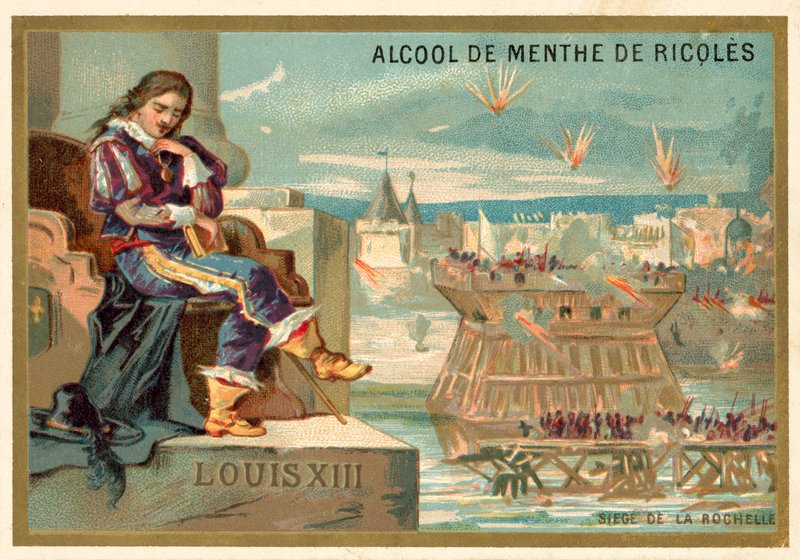 Luis XIII de Francia y el Sitio de La Rochelle, 1627-1628 de French School