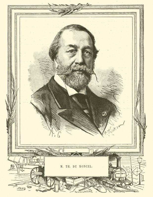 M Thomas Du Moncel de French School