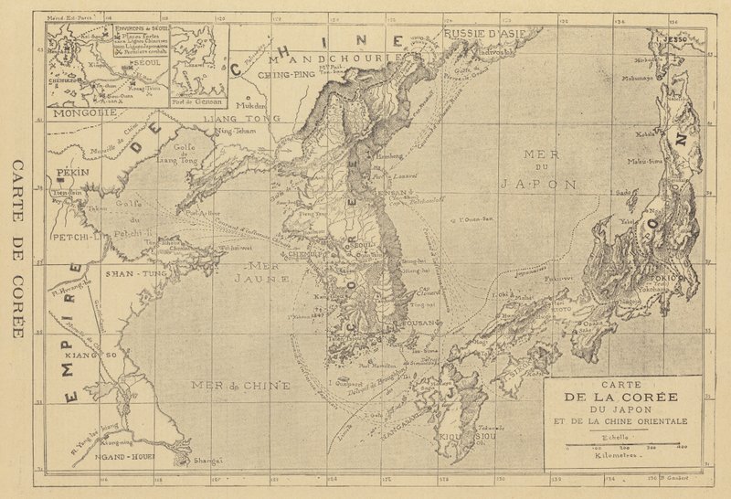 Mapa de Corea de French School