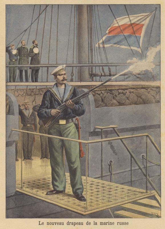Nueva bandera de la Armada Rusa de French School