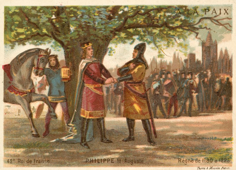 Felipe Augusto, Rey de Francia de French School