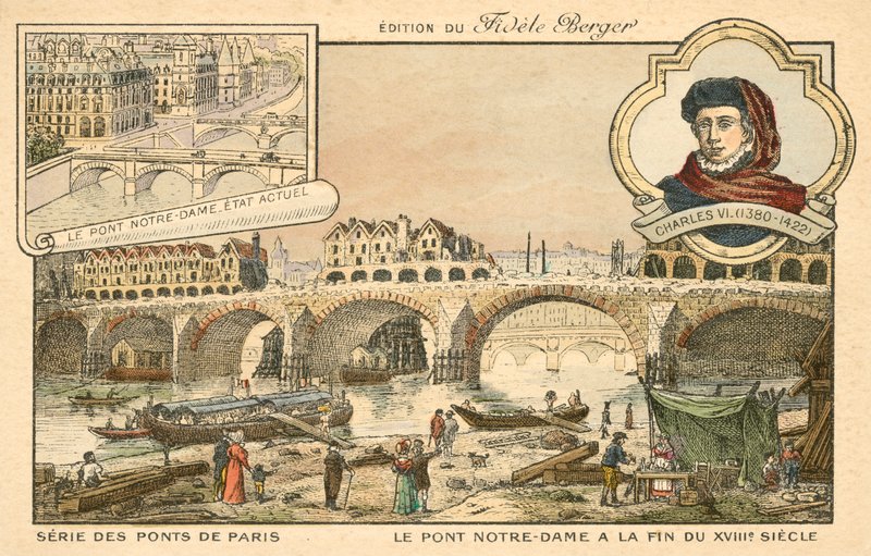 Pont Notre Dame, París de French School