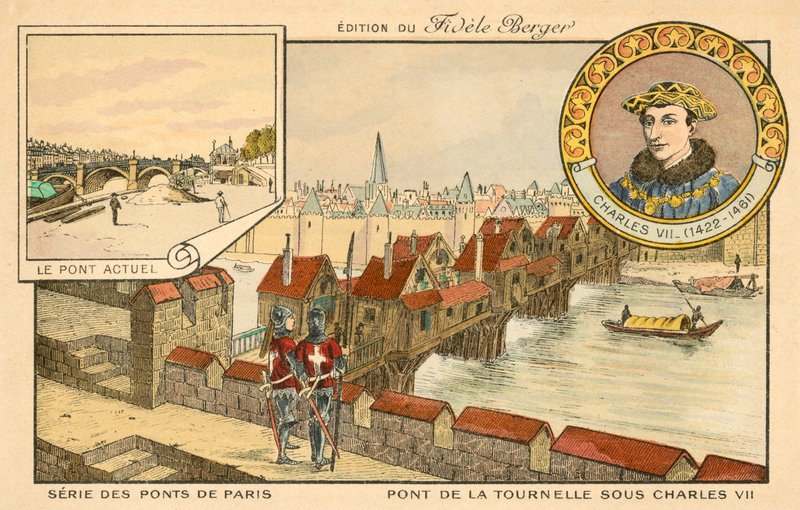 Pont de la Tournelle, París de French School