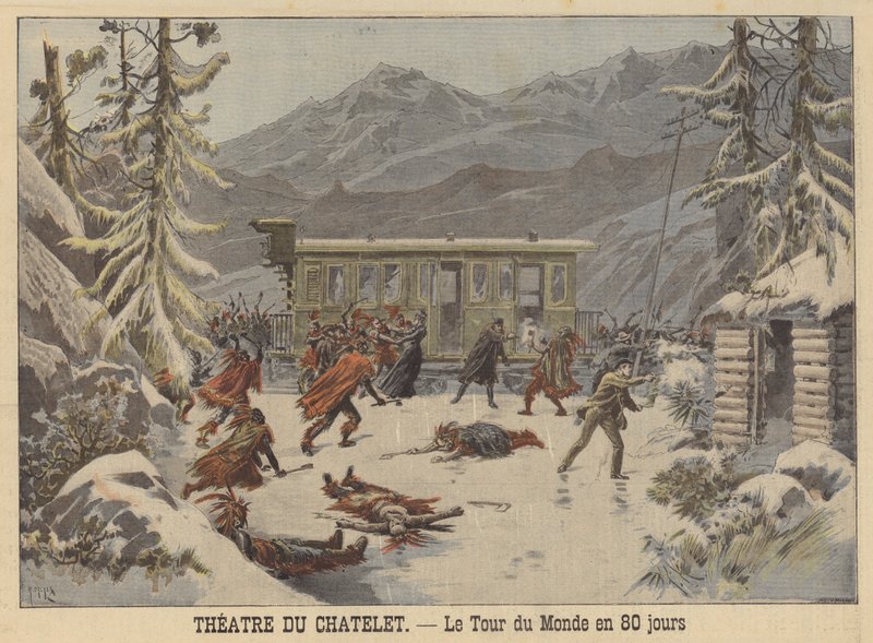Producción de La vuelta al mundo en ochenta días en el Théâtre du Châtelet de French School