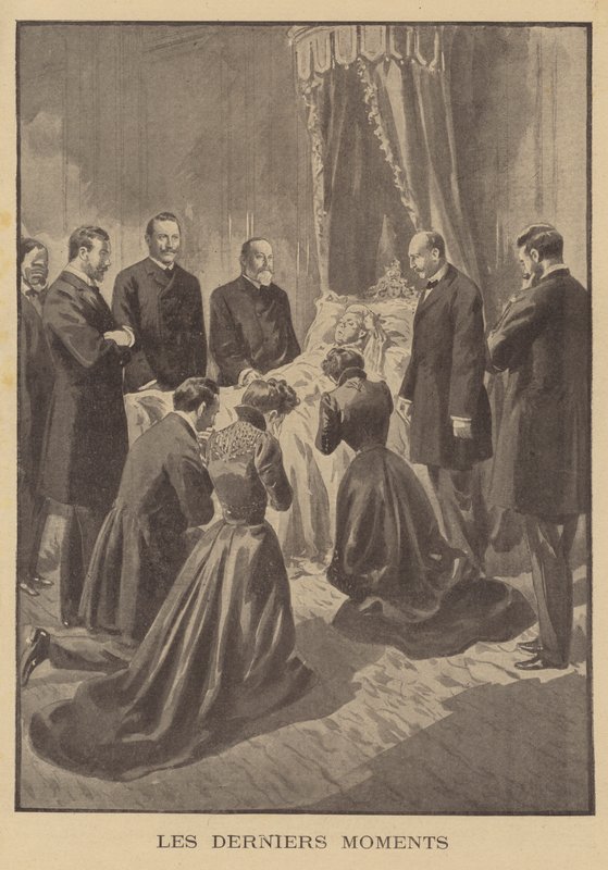 Los últimos momentos de la Reina Victoria de French School