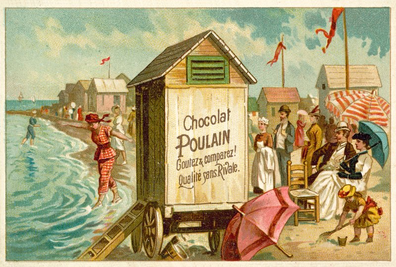Escena junto al mar de French School