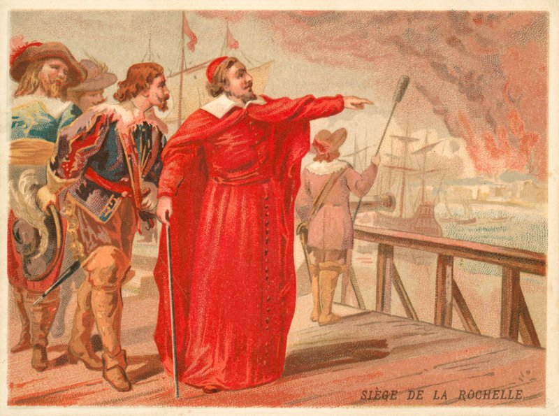 Sitio de La Rochelle, 1627-1628 de French School