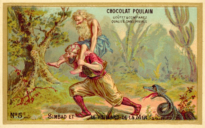 Simbad y el Viejo del Mar de French School