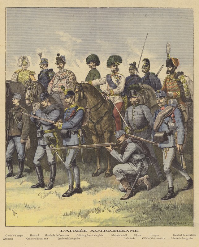 Soldados del Ejército Austriaco de French School