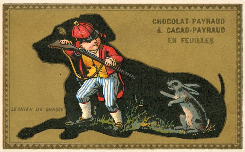 El perro de caza de French School