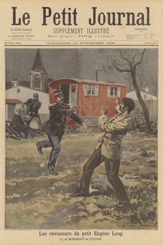 El arresto de los secuestradores del pequeño Eugene Loup de French School