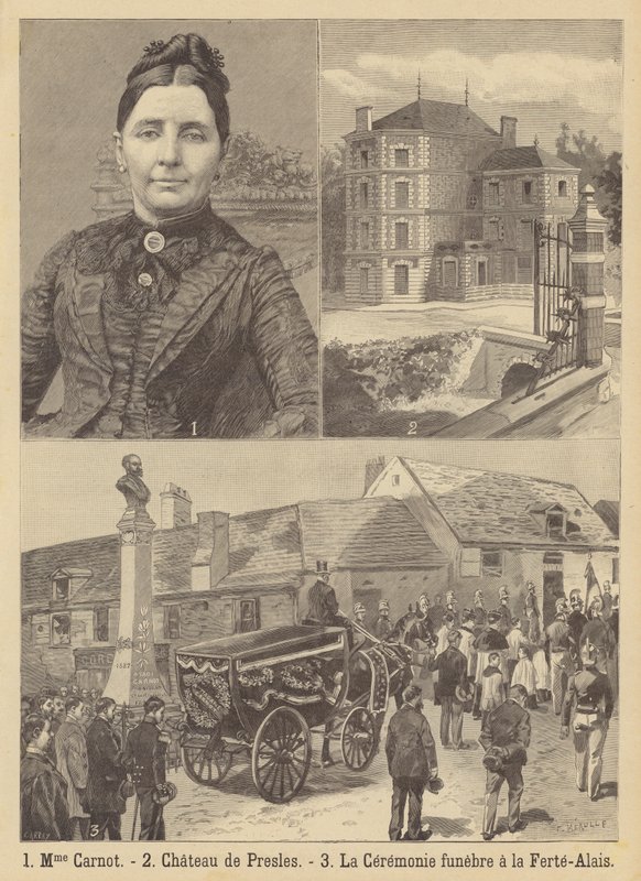 La muerte de Madame Carnot de French School