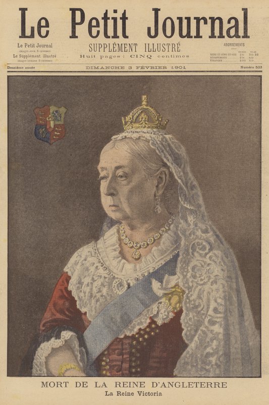 La muerte de la Reina Victoria de French School