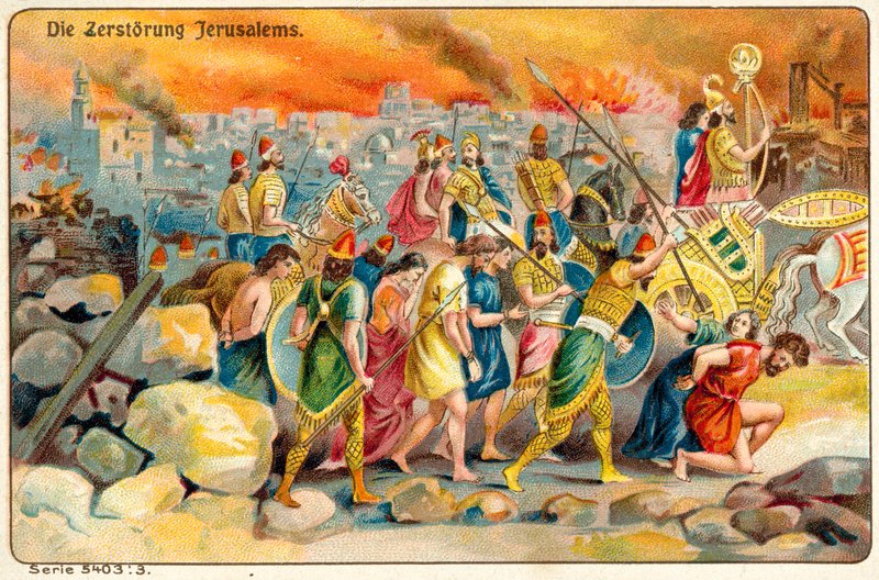 La destrucción de Jerusalén de French School