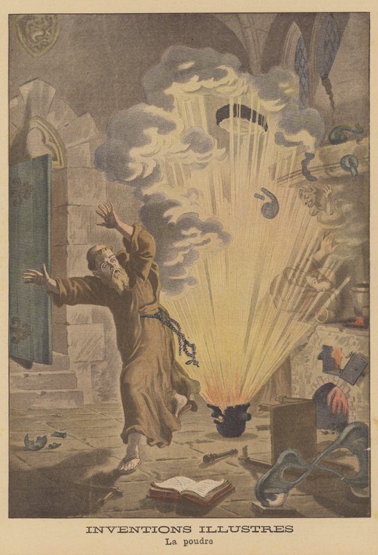 La invención de la pólvora de French School