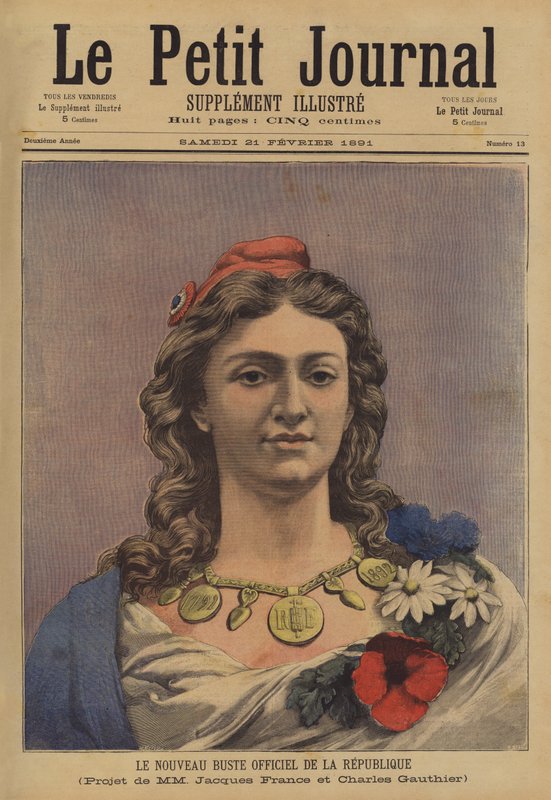 El nuevo busto oficial de la República Francesa de French School