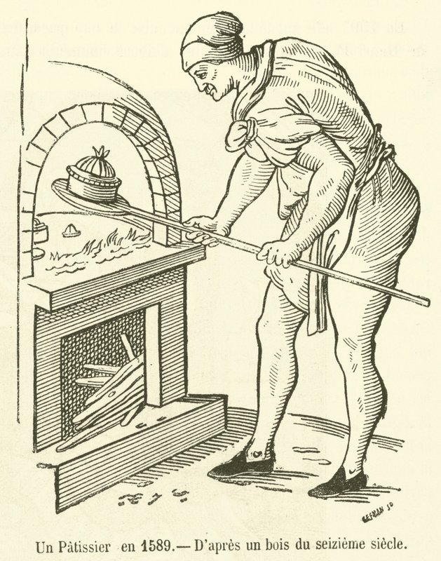 Un pastelero en 1589 de French School