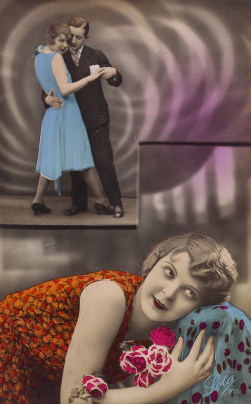 Una joven sueña con bailar con un hombre de French Photographer