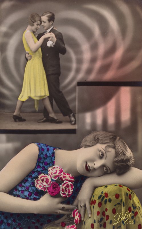 Una joven sueña con bailar con un hombre de French Photographer