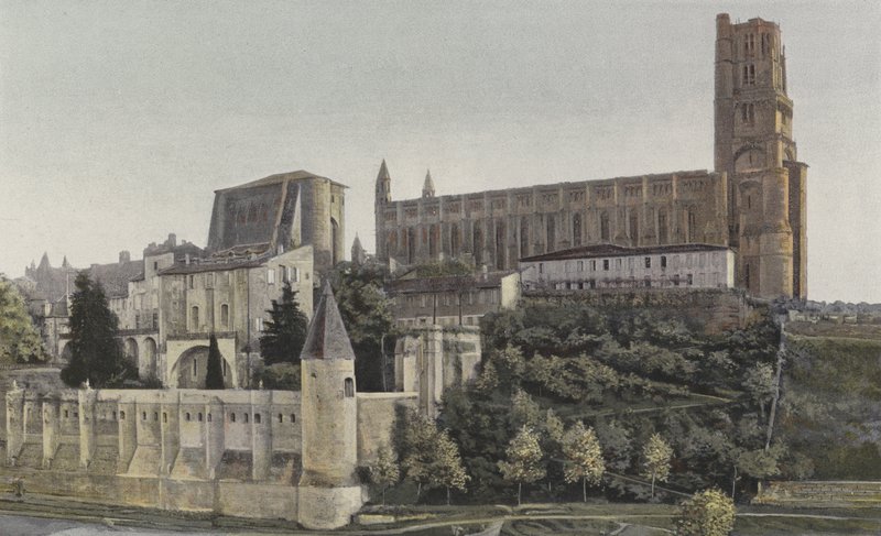 Albi, Catedral y Arzobispado, Conjunto norte de French Photographer