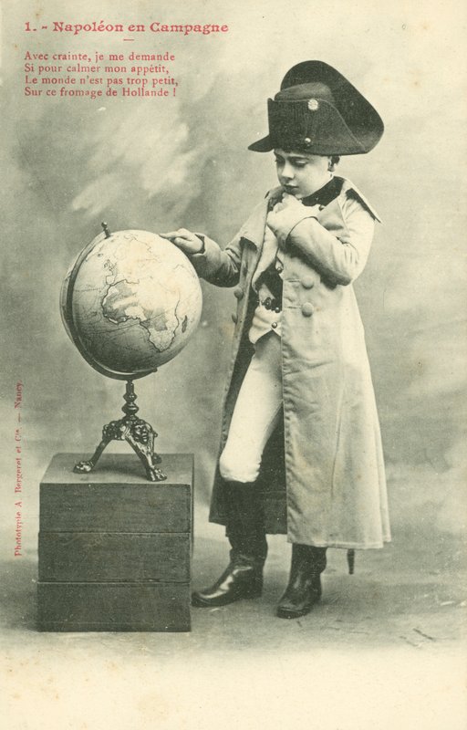Niño vestido como Napoleón de French Photographer