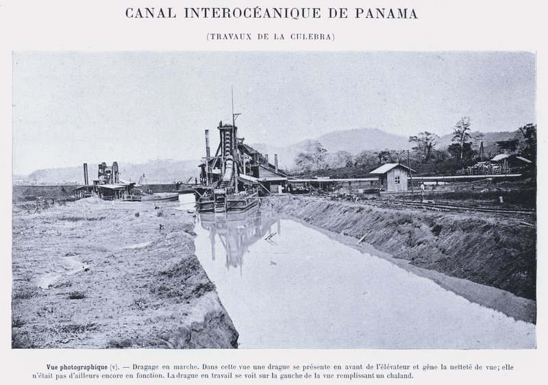 Canal Interoceánico de Panamá, Trabajos de La Culebra de French Photographer