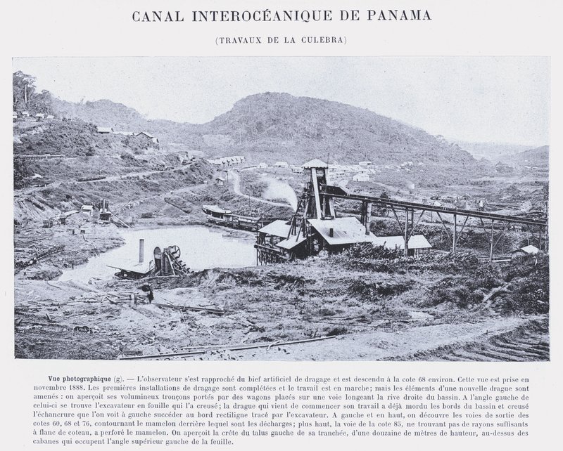 Canal Interoceánico de Panamá, trabajos de La Culebra de French Photographer