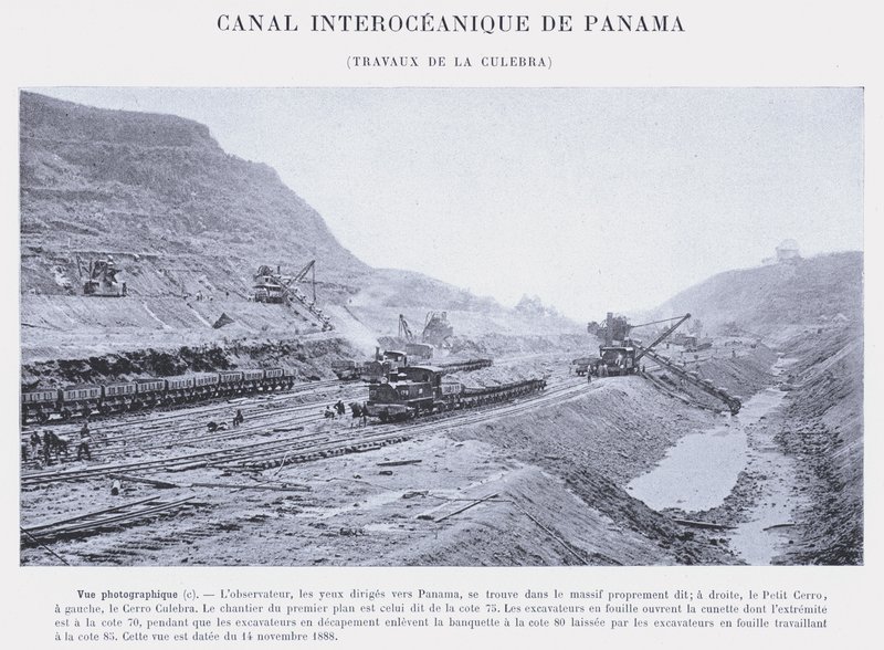 Canal Interoceánico de Panamá, trabajos de La Culebra de French Photographer