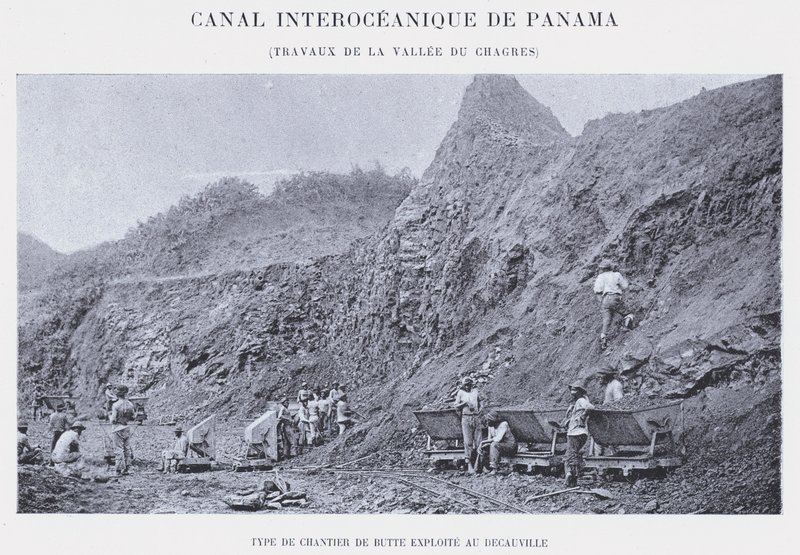 Canal Interoceánico de Panamá, trabajos del Valle del Chagres de French Photographer