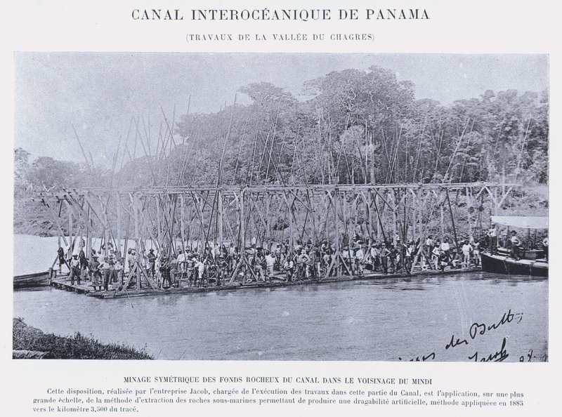 Canal Interoceánico de Panamá, trabajos del Valle del Chagres de French Photographer