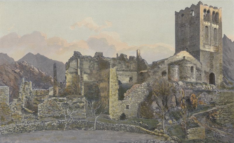Casteil, Ruinas del antiguo Monasterio de St-Martin-du-Canigou de French Photographer