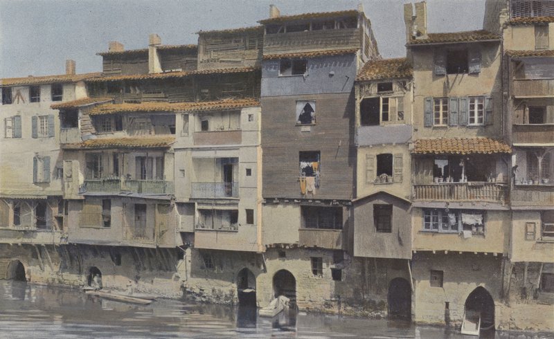 Castres, Casas al borde del Agout de French Photographer